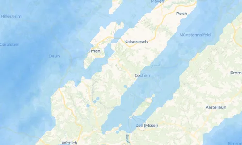Regenradar Gevenich: aktuelle Niederschläge in Gevenich und Umgebung, Stand 22. Oktober 2026 um 7:45 Uhr