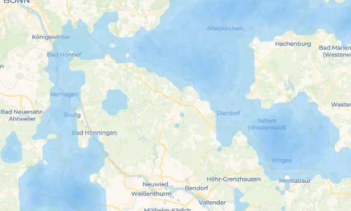 Regenradar Vorschaubild - Aktuelle Niederschläge in Gierend und Umgebung
