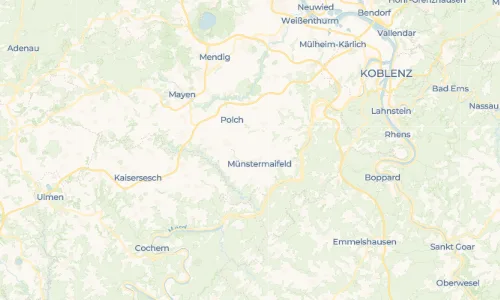 Regenradar Vorschaubild - Aktuelle Niederschläge in Gierschnach und Umgebung