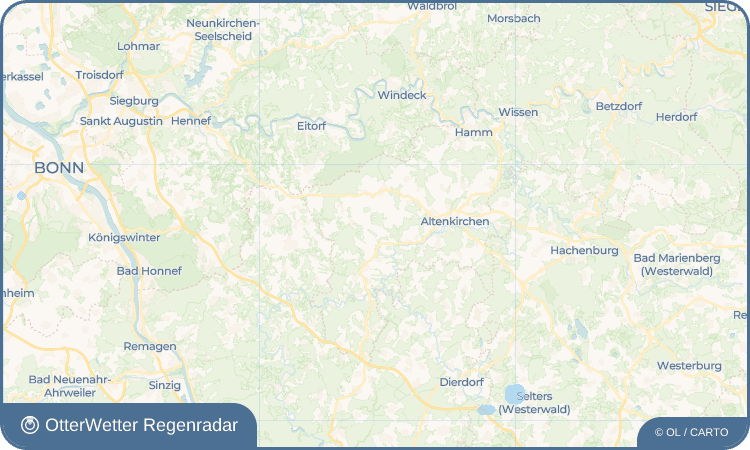 OtterWetter Regenradar-Widget Giershausen