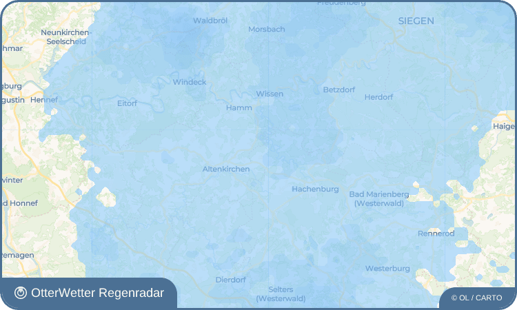OtterWetter Regenradar-Widget Giesenhausen
