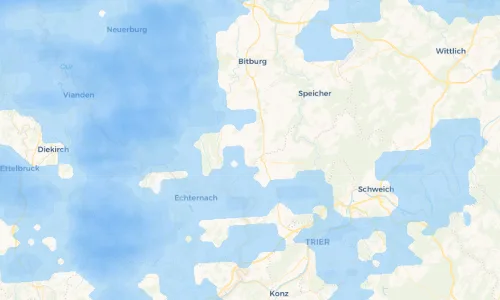 Regenradar Vorschaubild - Aktuelle Niederschläge in Gilzem und Umgebung