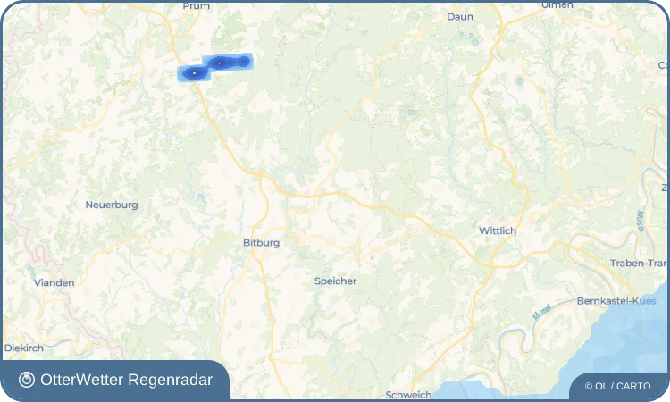 Wetter-Widget-Vorschau mit Vorhersagedaten für Gindorf