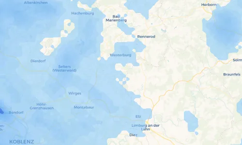 Regenradar Vorschaubild - Aktuelle Niederschläge in Girkenroth und Umgebung