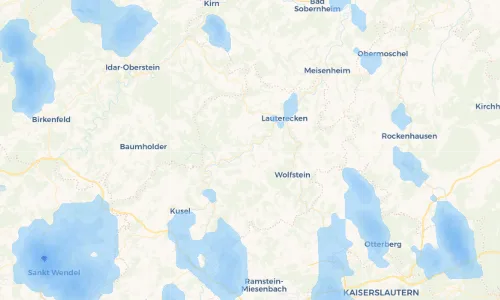 Regenradar Vorschaubild - Aktuelle Niederschläge in Glanbrücken und Umgebung