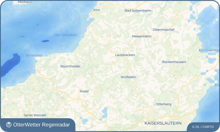 Wetter-Widget-Vorschau mit Vorhersagedaten für Glanbrücken