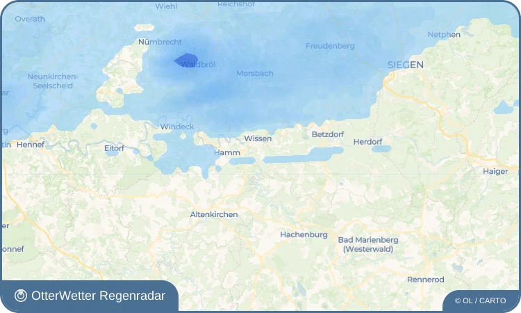 Widget-Vorschau für Glatteneichen Wetter-Widget-Vorschau mit Vorhersagedaten für Glatteneichen