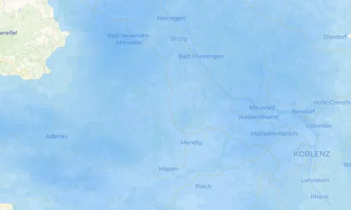 Regenradar Vorschaubild - Aktuelle Niederschläge in Glees und Umgebung
