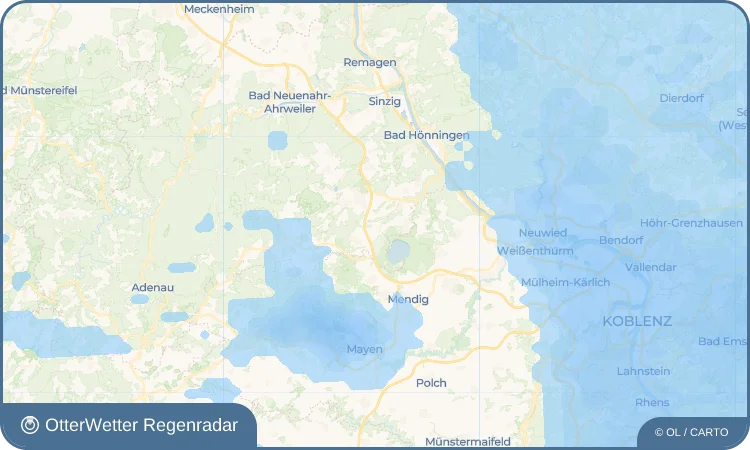 Widget-Vorschau für Glees Wetter-Widget-Vorschau mit Vorhersagedaten für Glees