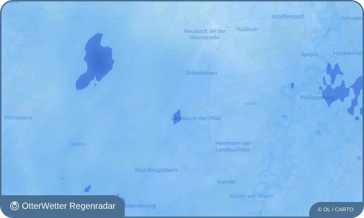 Widget-Vorschau für Godramstein Wetter-Widget-Vorschau mit Vorhersagedaten für Godramstein