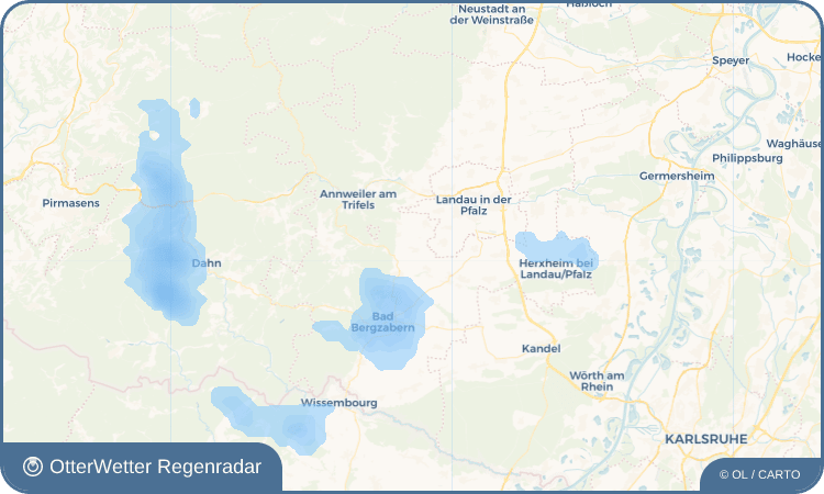 OtterWetter Regenradar-Widget Göcklingen