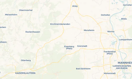 Regenradar Vorschaubild - Aktuelle Niederschläge in Göllheim und Umgebung