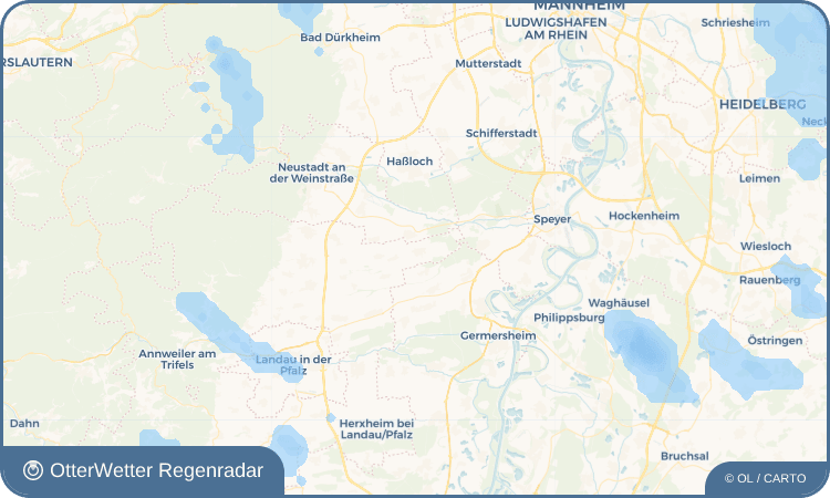 OtterWetter Regenradar-Widget Gommersheim