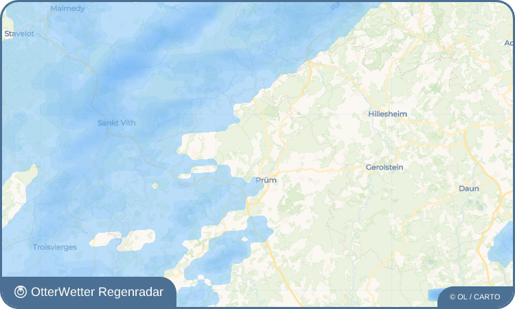 OtterWetter Regenradar-Widget Gondenbrett