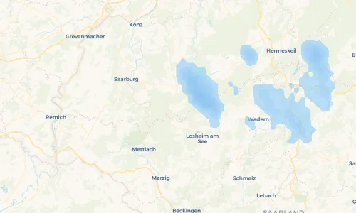 Regenradar Vorschaubild - Aktuelle Niederschläge in Greimerath und Umgebung