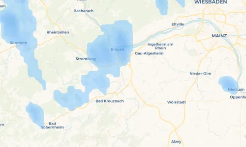 Regenradar Vorschaubild - Aktuelle Niederschläge in Grolsheim und Umgebung