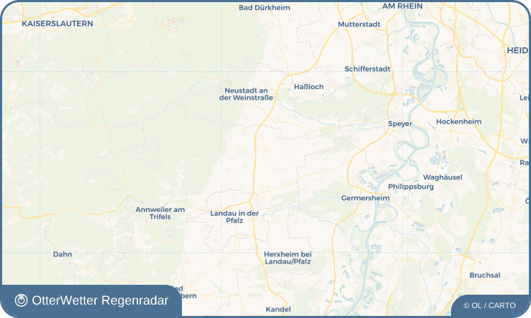 OtterWetter Regenradar-Widget Großfischlingen