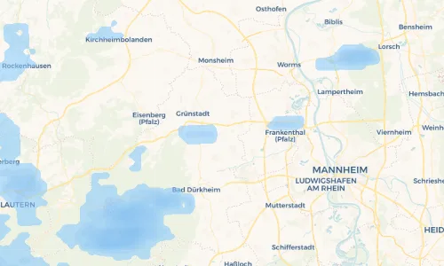 Regenradar Vorschaubild - Aktuelle Niederschläge in Großkarlbach und Umgebung