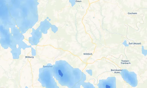 Regenradar Vorschaubild - Aktuelle Niederschläge in Großlittgen und Umgebung