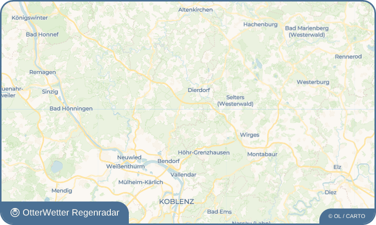 OtterWetter Regenradar-Widget Großmaischeid