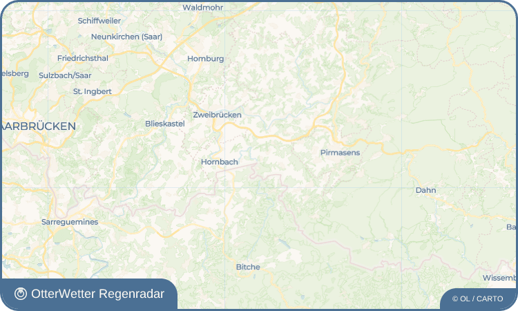 OtterWetter Regenradar-Widget Großsteinhausen