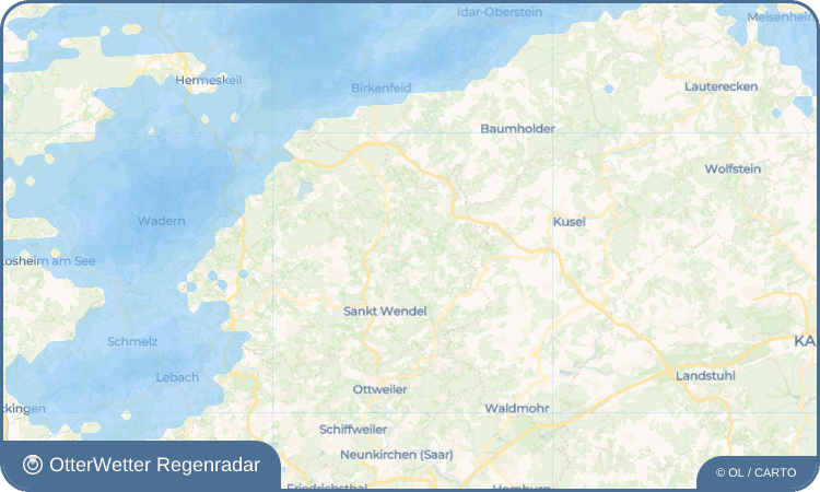 OtterWetter Regenradar-Widget Grügelborn