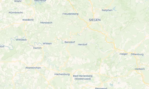 Regenradar Grünebach: aktuelle Niederschläge in Grünebach und Umgebung, Stand 18. Oktober 2026 um 3:05 Uhr
