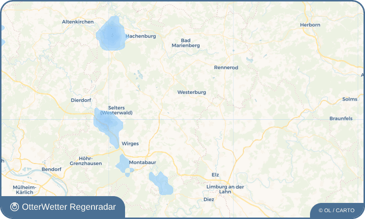OtterWetter Regenradar-Widget Guckheim