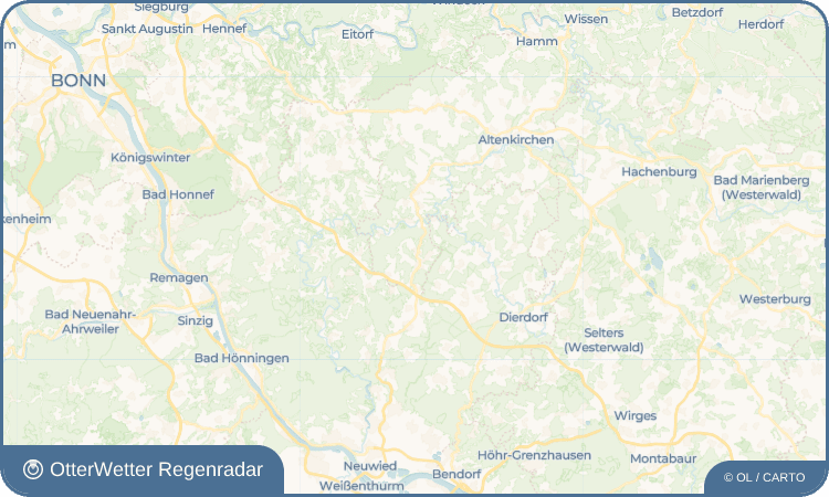 OtterWetter Regenradar-Widget Güllesheim