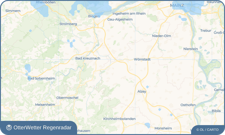OtterWetter Regenradar-Widget Gumbsheim