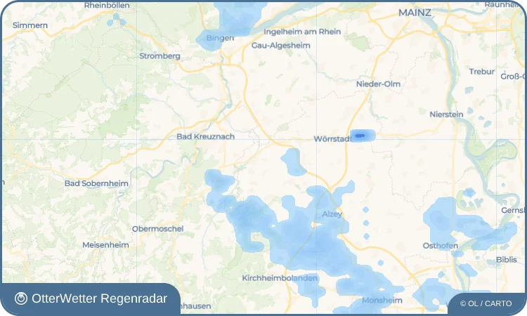 Widget-Vorschau für Gumbsheim Wetter-Widget-Vorschau mit Vorhersagedaten für Gumbsheim