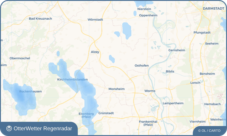 Widget-Vorschau für Gundersheim Wetter-Widget-Vorschau mit Vorhersagedaten für Gundersheim