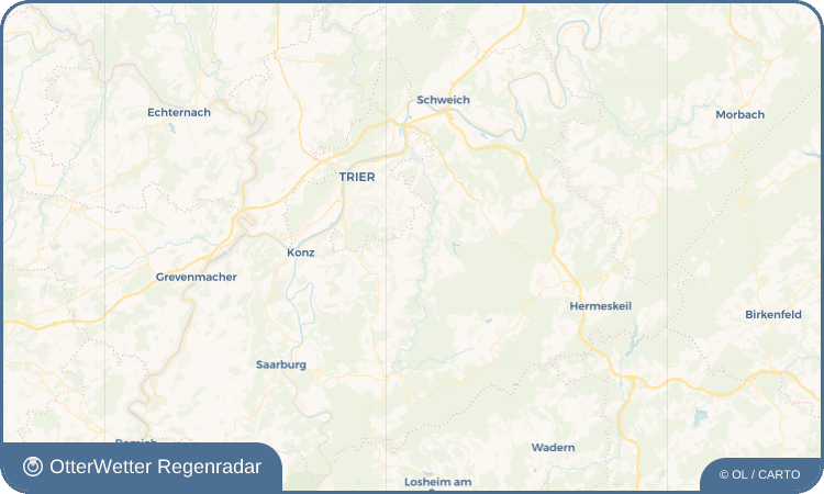 OtterWetter Regenradar-Widget Gusterath