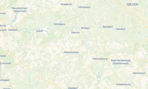 Regenradar-Vorschau: aktuelle Niederschläge in Hacksen und Umgebung