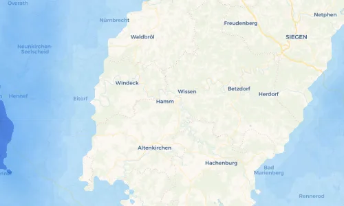 Regenradar Vorschaubild - Aktuelle Niederschläge in Hämmerholz und Umgebung