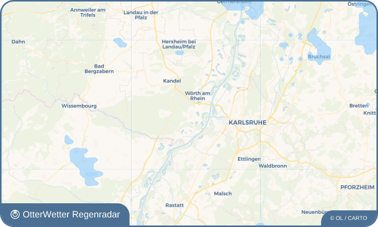 OtterWetter Regenradar-Widget Hagenbach