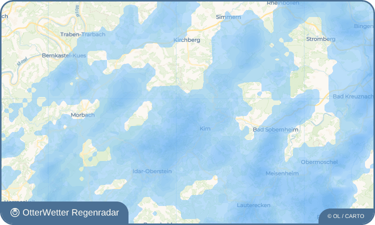 Widget-Vorschau für Hahnenbach Wetter-Widget-Vorschau mit Vorhersagedaten für Hahnenbach
