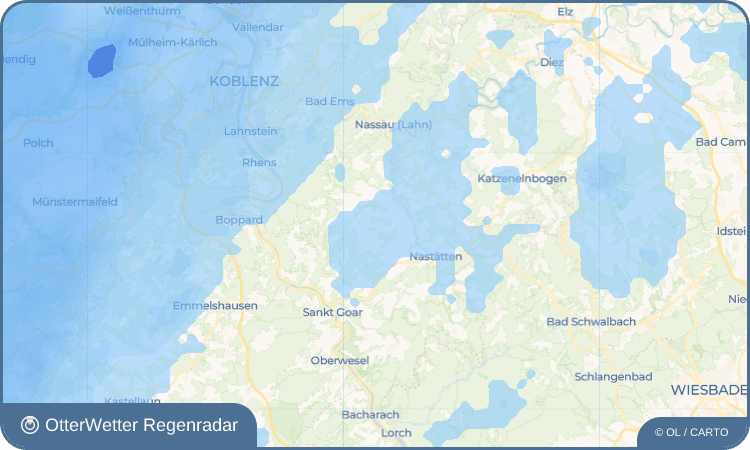 OtterWetter Regenradar-Widget Hainau