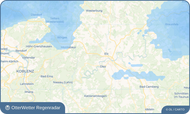 OtterWetter Regenradar-Widget Hambach