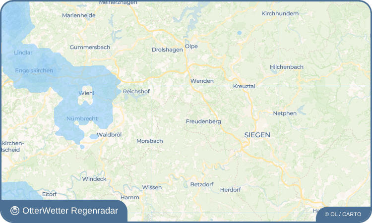 Wetter-Widget-Vorschau mit Vorhersagedaten für Hammerhöhe
