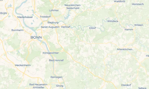 Regenradar Vorschaubild - Aktuelle Niederschläge in Hanf und Umgebung