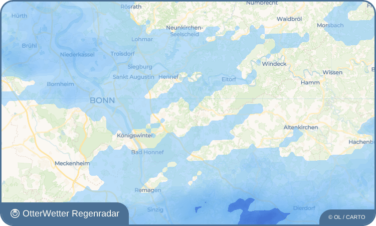 OtterWetter Regenradar-Widget Hanfmühle