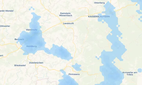 Regenradar Vorschaubild - Aktuelle Niederschläge in Harsberg und Umgebung