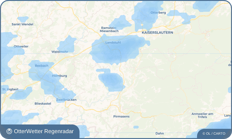 OtterWetter Regenradar-Widget Harsberg
