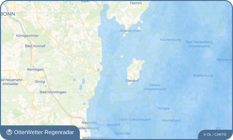 Wetter-Widget-Vorschau mit Vorhersagedaten für Harschbach