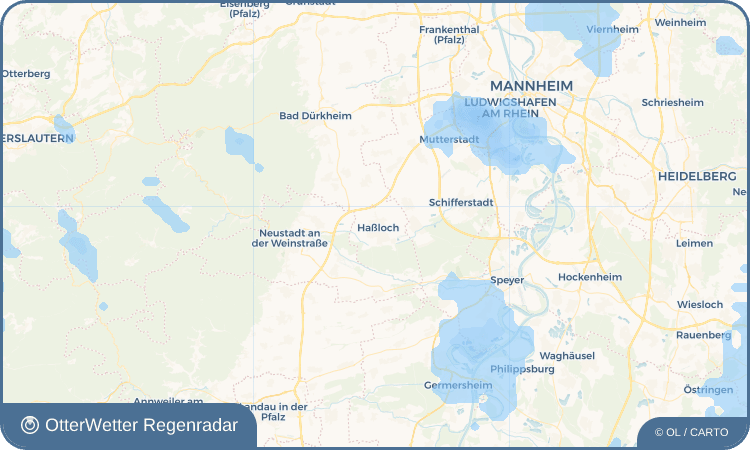 OtterWetter Regenradar-Widget Haßloch