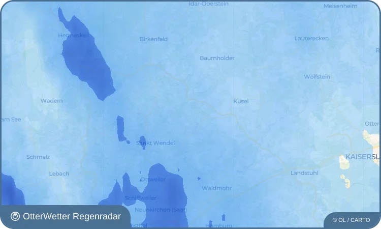 Widget-Vorschau für Haupersweiler Wetter-Widget-Vorschau mit Vorhersagedaten für Haupersweiler