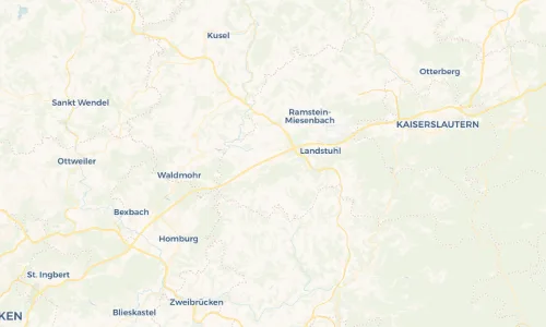Regenradar Vorschaubild - Aktuelle Niederschläge in Hauptstuhl und Umgebung