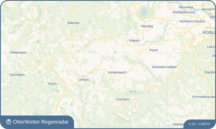 OtterWetter Regenradar-Widget Hauroth