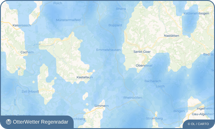 OtterWetter Regenradar-Widget Hausbay